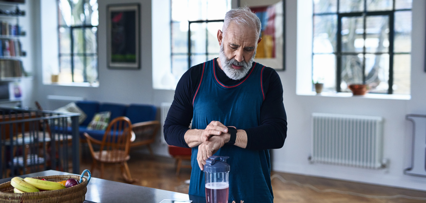 Person Checking Smart Watch