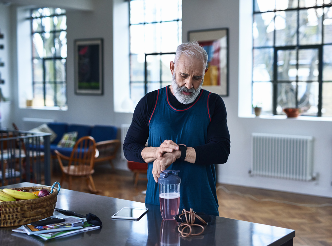 Person Checking Smart Watch