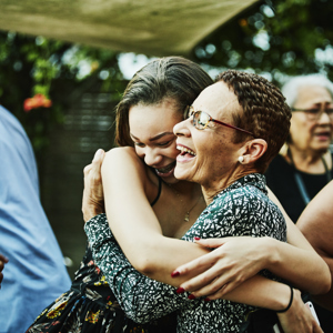 Family Members Hugging